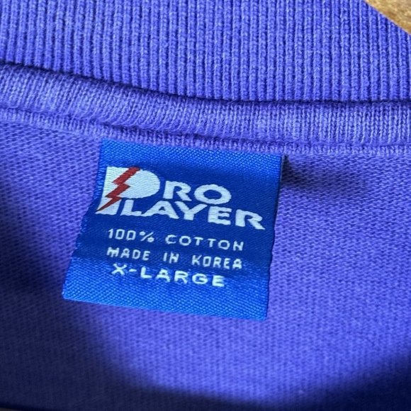 Vintage Pro Player Los Angeles Lakers Shirt Mens XL 1/2 Zip Embroidered Shooting - Picture 4 of 14